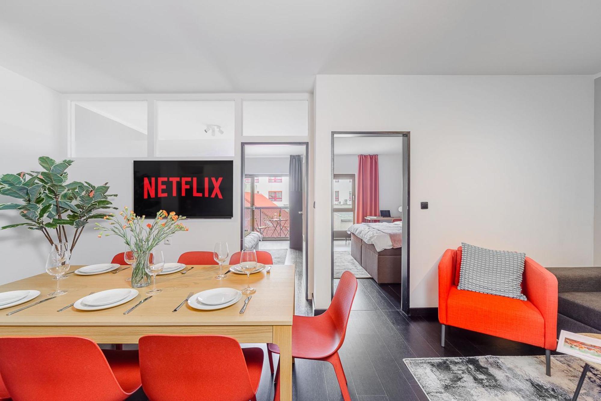 Apartments With Large Balcony, Parking Prague Exterior photo
